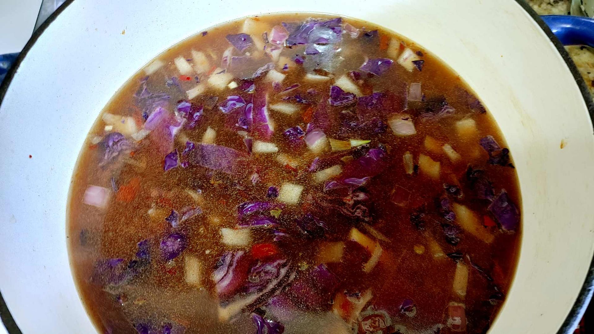 Beet and Lentil Soup
